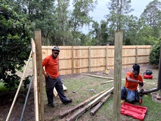 Fence installation project